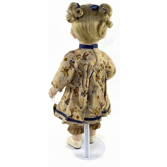 Gustave Wolff Janie Porcelain Doll Wimbledon Collection Original Box & COA 20" - Picture 2 of 12